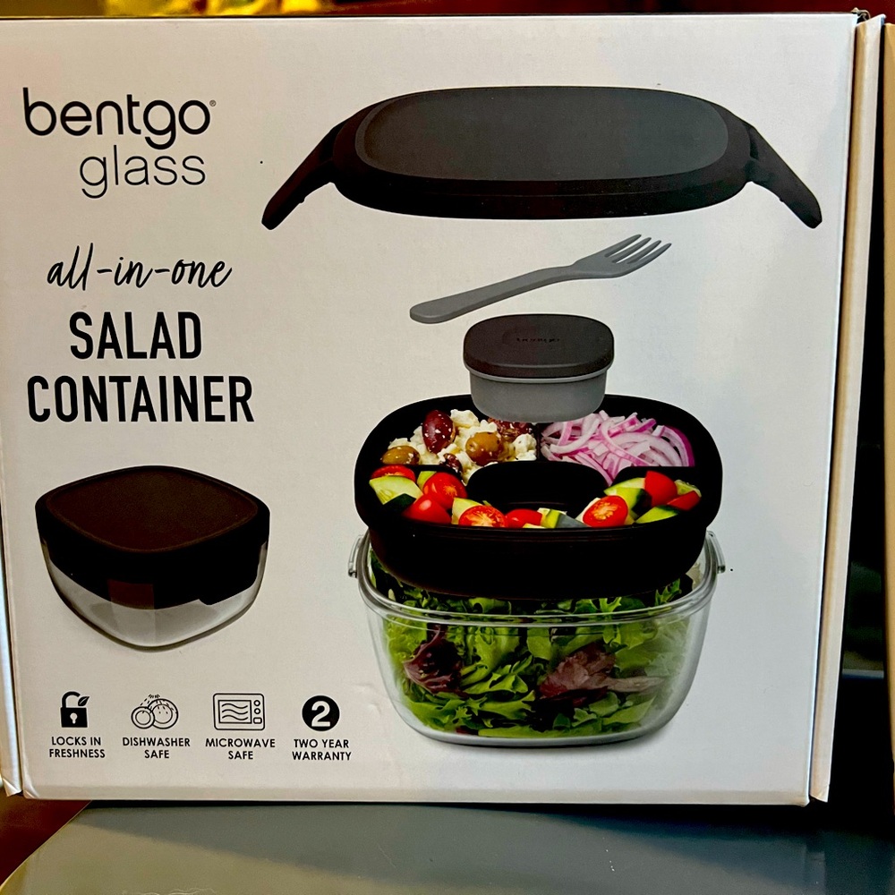 Bentgo Glass All-In-One Salad Container